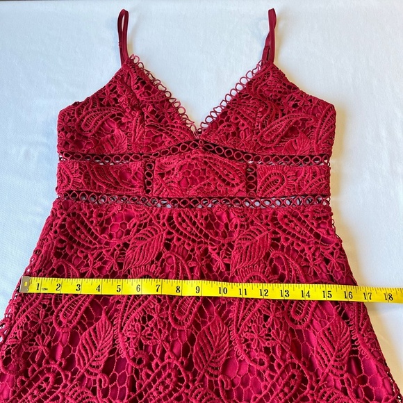 Lulu’s Dearly Beloved Crochet Lace Mini Dress - Picture 9 of 13